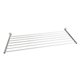 Varal Retrátil Apartamento7 Varetas C 80cm Todo Em Aluminio