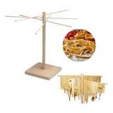 Varal Secar Massas Macarrão Madeira 42cm