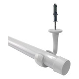 Varao Cortina Teto Grande Barra Grossa Simples 3 Metros Luxo