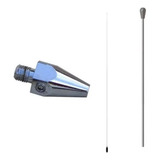 Vareta Haste Para Antena Px Maria Mole + Cone Cromado