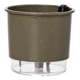 Vaso Auto Irrigável 21cm N4 Autoirrigável Raiz Cor Basalto