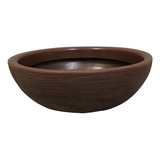 Vaso Bacia 20cm Rosa Do Deserto Cuia P/ Plantas E Suculentas