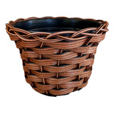 Vaso Cachepô Violeta Fibra Sintética 14x10 Kit Com 20 Vasos