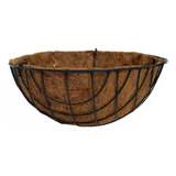 Vaso De Fibra De Coco 30cm De Plantas Com Suporte Pendente