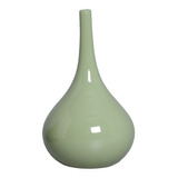 Vaso De Mesa Verde De Cerâmica