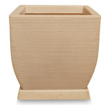 Vaso De Planta Grande Largo Polietileno 60x56 + Prato Areia