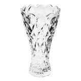 Vaso Decorativo 25 Cm De Cristal Transparente Angel Wolff
