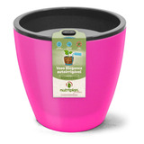 Vaso Elegance Autoirrigável Rosa Neon 8 Litros Nutriplan