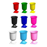 Vaso Grego Plástico Floreira Taça Romana Decoração Kit 2un
