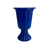 Vaso Grego Romano Azul Escuro Decoração