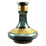 Vaso Jarro Base Bless Lamp Genie Narguile 26cm - Fume