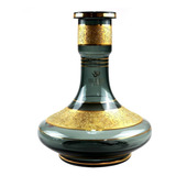 Vaso Jarro Base Bless Lamp Genie Narguile 26cm- Fume