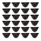 Vaso Meia Lua Preto Jardim Vertical 1,650 L Kit 12 Peças 