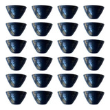 Vaso Meia Lua Preto Rattan Jardim Horta Vertical 1l Com 24pç