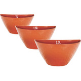 Vaso Meia Lua Rattan Jardim Horta Vertical 1l 1,5l 3,3l