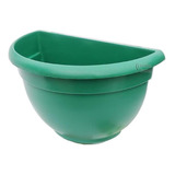 Vaso Mini Meia Lua Jardim Vertical Suspenso 12 Und Atacado Cor Verde Liso