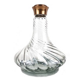 Vaso Para Narguile Future Amazon Hookah - Bronze Twist Clear