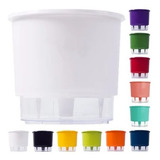 Vaso Raiz Auto Irrigável 21cm N4 Autoirrigável Branco