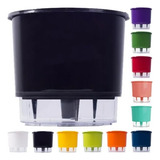 Vaso Raiz Auto Irrigável 21cm N4 Autoirrigável Preto