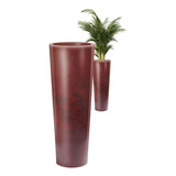 Vaso Redondo Coluna 70cm Decoração P/