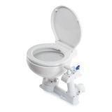 Vaso Sanitário Náutico Assento Bomba Manual Lancha Motorhome