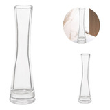 Vaso Vidro Tulipas Decorativo Transparente 15cm