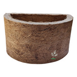 Vaso Xaxim De Fibra Coco (meio Vaso) N°1 Diâmetro 13 Cm