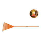 Vassoura Plástica 22 Dentes Cabo Madeira 120cm Tramontina