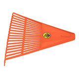 Vassoura Rastelo 18 Dentes Plástica Laranja Tramontina
