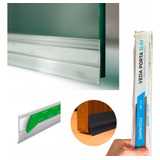 Veda Porta C/ Adesivo 100cm Rodo Silicone +cores Protetor