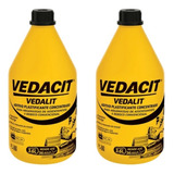 Vedalit Aditivo Plastificante Reboco Argamassa 3,6l - Kit 2u