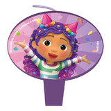 Vela Aniversario Casa Magica Gabby Festa Infantil Decoração
