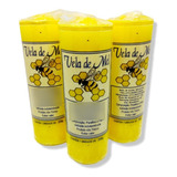 Vela Aromática 7 Dias 250 Gramas De Mel Kit 3 Velas.