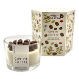 Vela Aromática De Café Coffee Perfumada Com Café