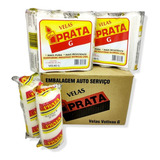Vela De 7 Dias Branca Prata Tam G 290gr. Caixa C/ 12 Und