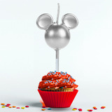 Vela De Aniversário Festa Cabeça Mickey