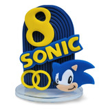 Vela De Aniversario Sonic Numero 8