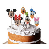 Vela De Aniversário Turma Mickey Decoração Disney Envio Full