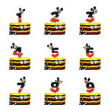 Vela Do Mickey Mouse Numeral Tema