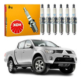 Vela Ignição Ngk Mitsubishi L200 Triton Pajero Full 3.5 3.8