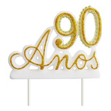 Vela P/festa Aniversário 90 Anos Bodas