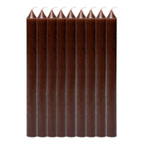 Vela Palito Marrom 18cm Gatumba - Kilo