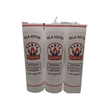 Vela Votiva 7 Dias 200g Branca - 10 Unidades - Zp7