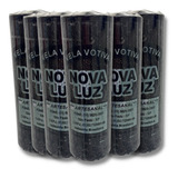 Velas 7 Dias Preta Vela Sete Dias Preta 250g 06 Unidades