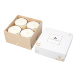 Velitah Mini Vela Aromática Premium Brasil Vela Aromática Premium Lavanda 4 Mini Velas 