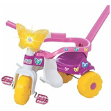 Velotrol Triciclo Infantil Motinho Motoca Butterfly Com Luz