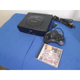 Vendo Um Sega Saturn Com Controle É Um Jogo.