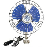 Ventilador Automotivo 12v Carro Caminhão Kombi Van Estrutura Azul Pás Azul Diâmetro 15 Material Das Pás Abs Quantidade De Pás 3
