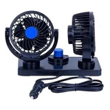 Ventilador Automotivo Duplo 12v Ajustável Carro Van Trailer 
