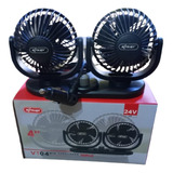Ventilador Automotivo Duplo Carro Caminhao Onibus 24v